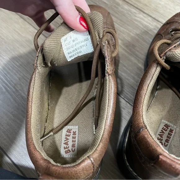 Y2K Brown Leather Clogs - Picture 5 of 7